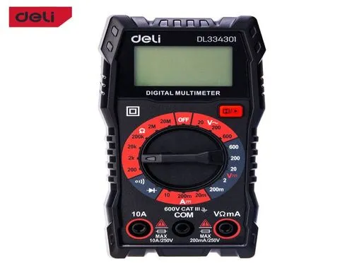 DELI Digitalni multimetar CATIII 600V EDL334301