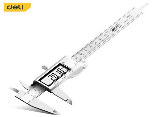 DELI Digitalno pomično kljunasto merilo - šubler inox 0-150mm EDL91150