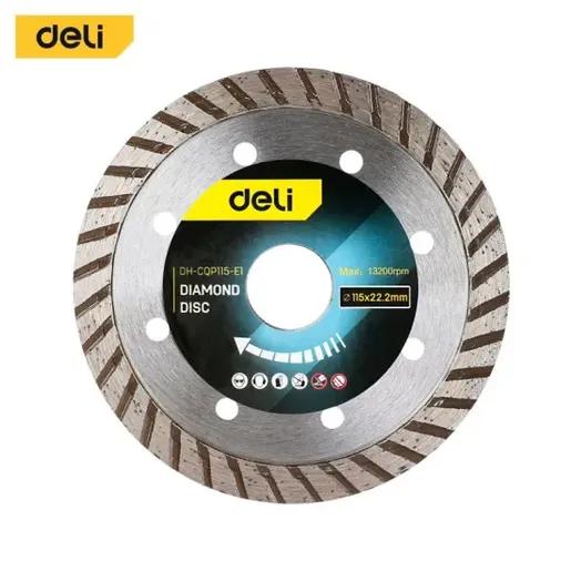 DELI Dijamantska rezna ploča Turbo 115mm EDH-CQP115-E1