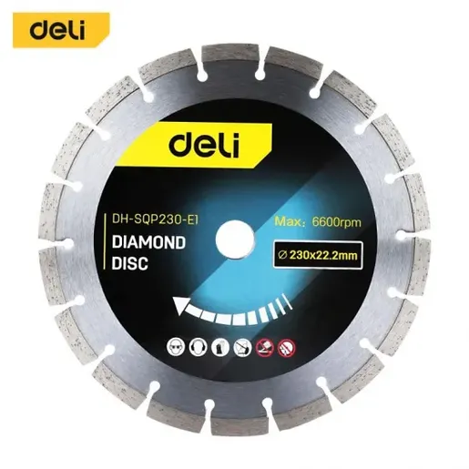 DELI Dijamantska segmentna rezna ploča 125mm EDH-SQP125-E1