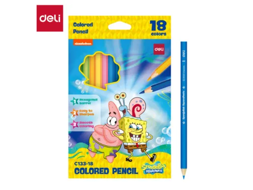 DELI DRVENE BOJICE  SUNĐER BOB 1/18 EC133-18