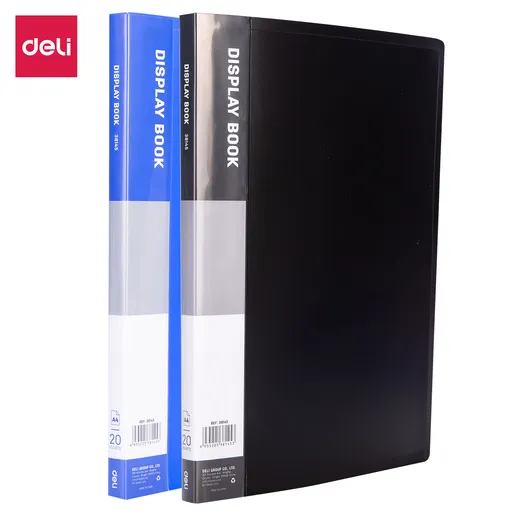 DELI FASCIKLA  DISPLAY - CLEAR BOOK 500MIC 20 lista