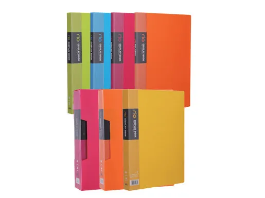 DELI FASCIKLA  DISPLAY - CLEAR BOOK NEON 100 lis. E5037