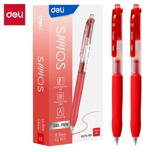 DELI GEL ROLER  CRVENI EG075-RD