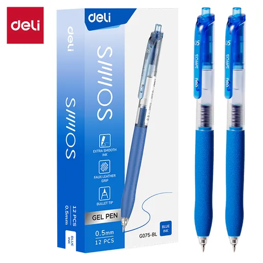 DELI GEL ROLER  PLAVI EG075-BL