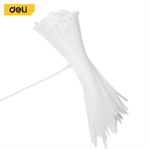 DELI Kablovske vezice bele 4x200mm EDL506141