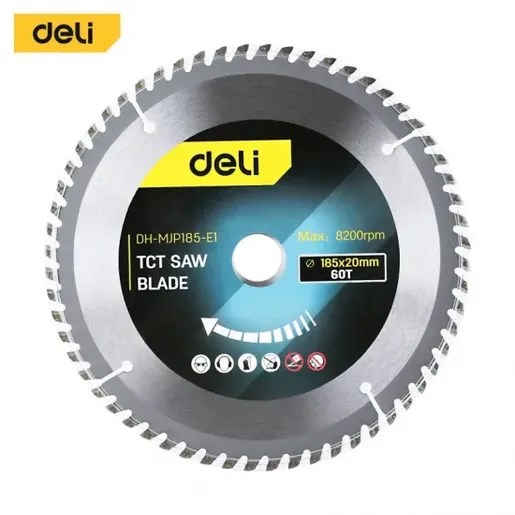 DELI List kružne testere za drvo 60z 185x20mm EDH-MJP185-E1