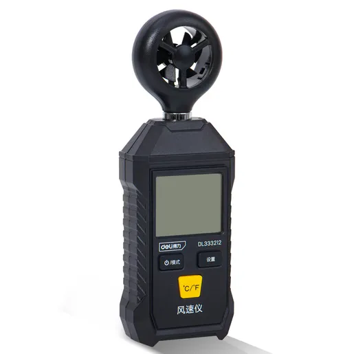 DELI Merač brzine vetra i temperature - Anemometar 0 - 30m/s DL333212