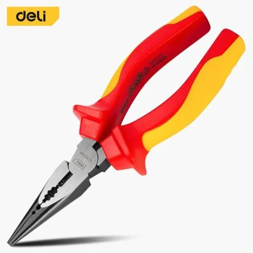 DELI Špicasta klešta VDE prava 160mm EDL512106