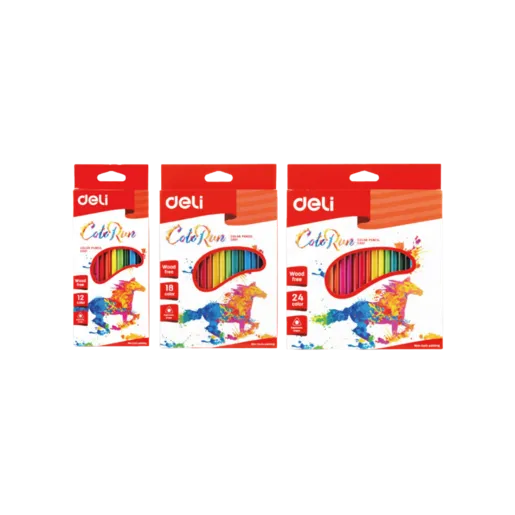 DELI PLASTIČNE BOJICE  TROUGAONE 1/24 EC00120