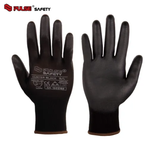 DELI Zaštitne rukavice Hunter Black, PU, vel. 11
