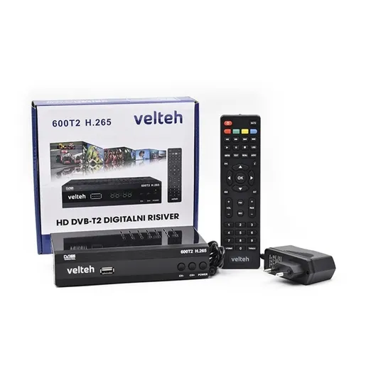 Digitalni resiver VELTEH 600T2 H.265