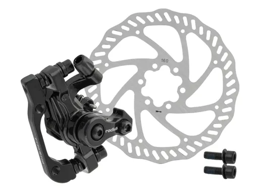 Disk kočnica zadnja radius mehanička crna set sa diskom 3400127