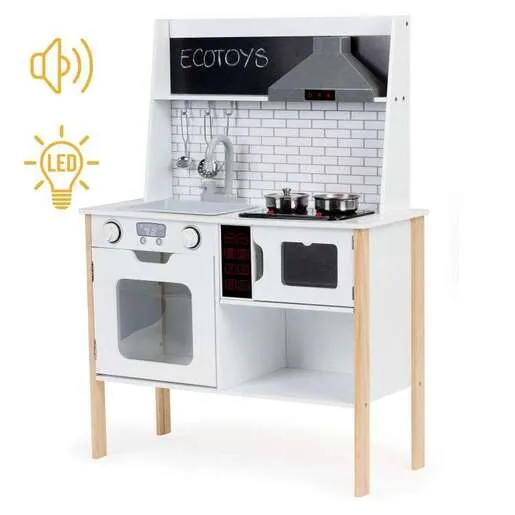 Eco Toys Drvena kuhinja za decu PLK537