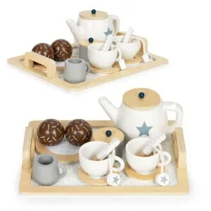Eco toys Drveni čajni set 17 elemenata W10B318B