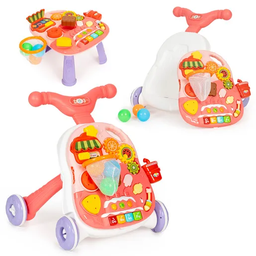 Eco toys Edukativna guralica 2u1 pink HE0815