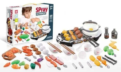 Eco Toys Mini Kuhinjski Roštilj za decu sa dodacima HC487931