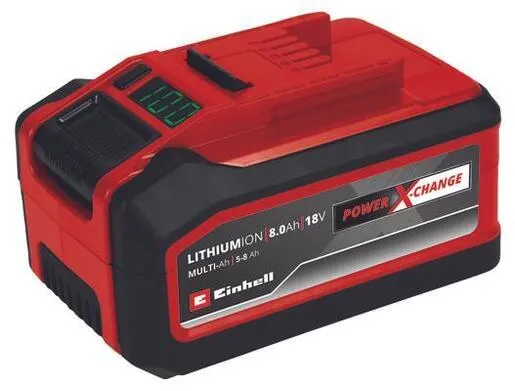 Einhell Power-X-Change Plus 5-8 Ah Multi-Ah Baterija; PXC Plus Baterija