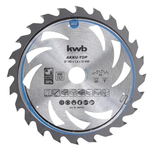 Einhell TCT Rezni list 165x20x1,6mm T20 za tvrdo, meko drvo i pvc, Pribor za kružne testere TE-CS 18 Li/165 Li-Solo, TE-PS 165