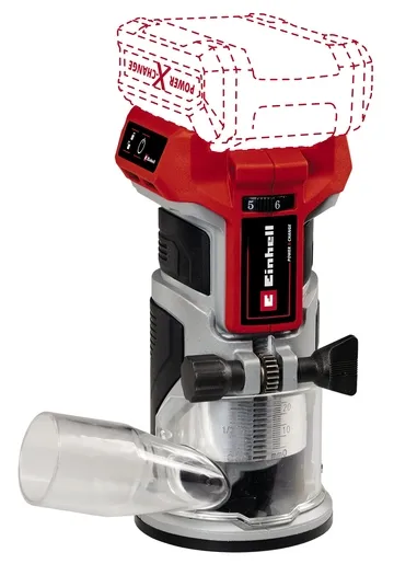 Einhell TP-ET 18 Li BL - Solo. Akumulatorska jednoručna glodalica