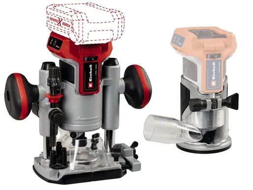 Einhell TP-RO 18 Set Li BL - Solo, Akumulatorska glodalica set