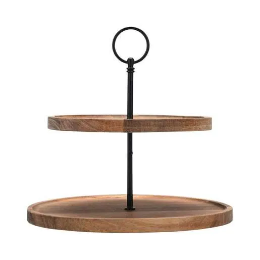 ESTIA POSLUŽAVNIK ZA SERVIRANJE NA 2 NIVOA BAMBUS 25CM ES01-30933