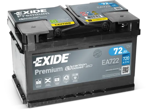 Exide akumulator Premium 12V 72Ah D+ EA722