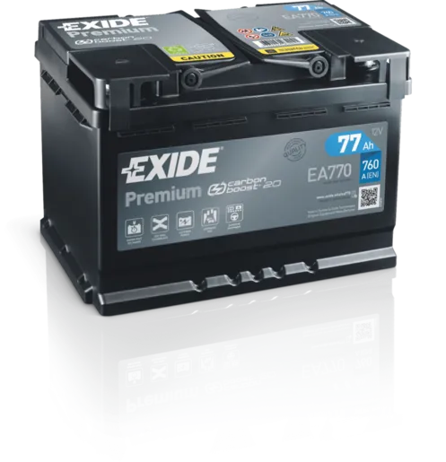 Exide akumulator Premium 12V 77Ah D+  EA770