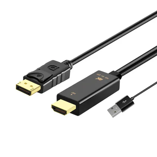 Fast Asia Display Port na HDMI+USB 2.0  kabl (m/m) 1.8m