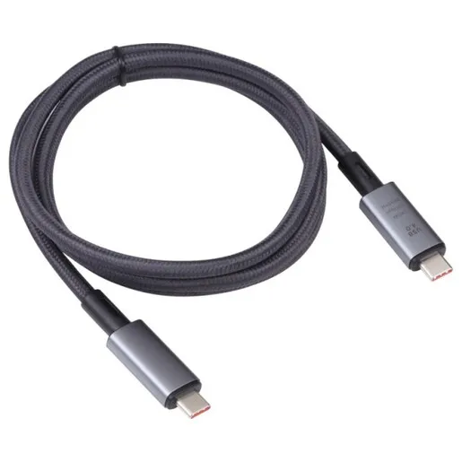 Fast Asia Kabl Tip C na Tip C 4.0 8K/60hz (m/m) 1m, crni