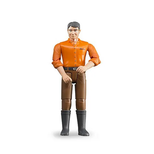 Figura čovek, braon farke