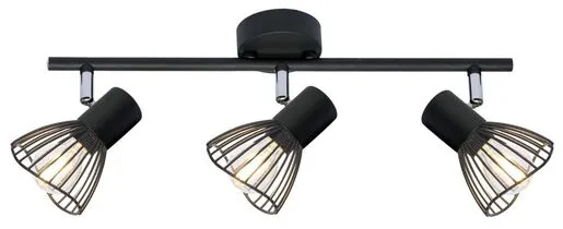 Fly Plafonska Lampa Crna 3 3x40W E14