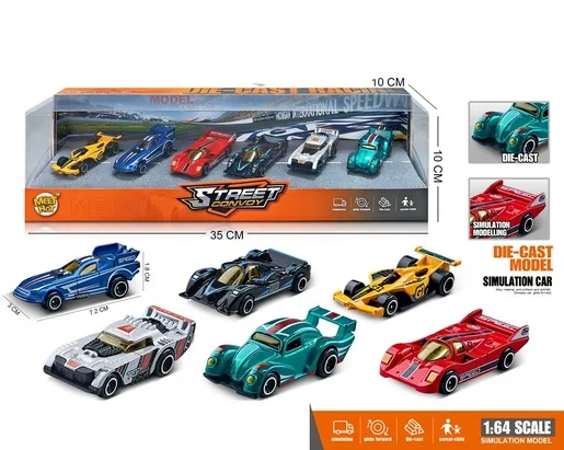 Formule 1:64 - Set 6 metalnih autića