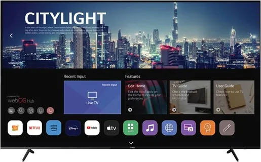 FOX LED TV 85WOS625D, 4K Ultra HD, WebOS Smart TV, Magični daljinski, ThinQ AI, Dolby Audio, HDR10/HLG, PVR