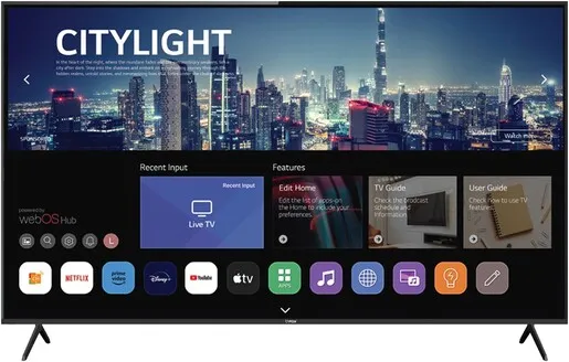 FOX LED TV 98WOS625D, 4K Ultra HD, WebOS Smart TV, Magični daljinski, ThinQ AI, Dolby Audio, HDR10/HLG, PVR