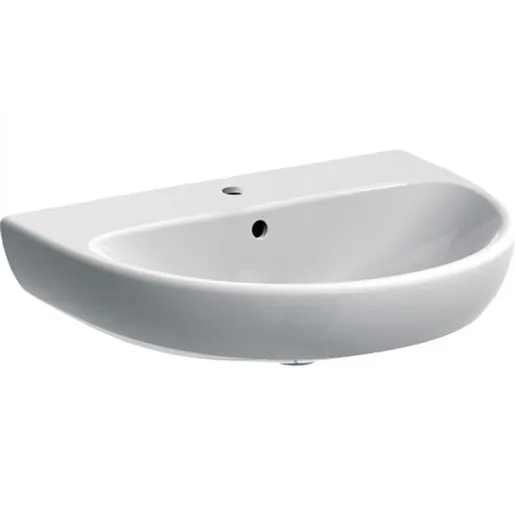 Geberit Lavabo 55 SELNOVA ovalni R na sredini bela