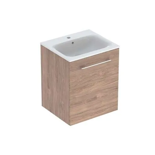 Geberit toaletni ormarić SELNOVA SQUARE 55, komplet, orah 1 vrata