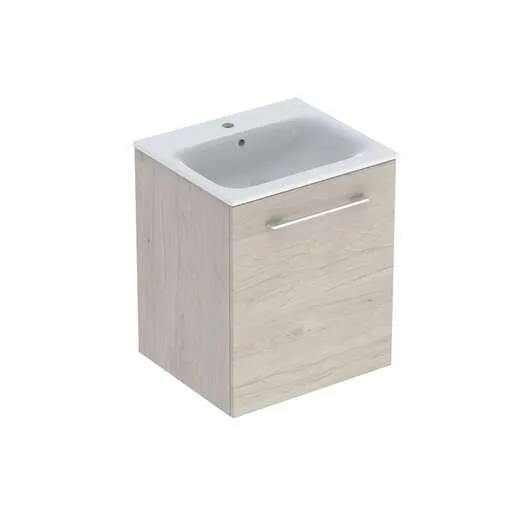 Geberit toaletni ormarić SELNOVA SQUARE 55, komplet, svetli orah 1 vrata