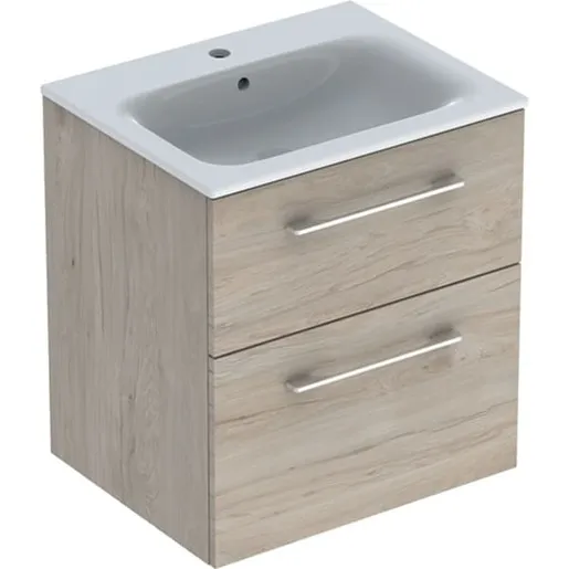Geberit toaletni ormarić SELNOVA SQUARE 60, komplet, svetli orah, melamin