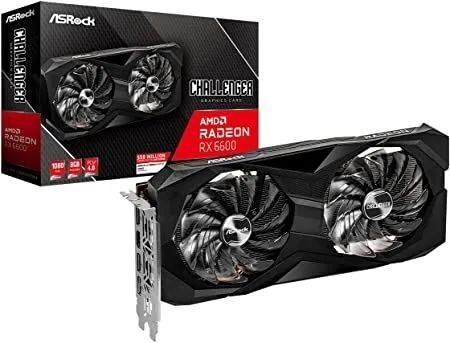 Grafička karta ASRock AMD Radeon RX 6600 Challenger D 8GB GDDR6, 3x DisplayPort, 1x HDMI