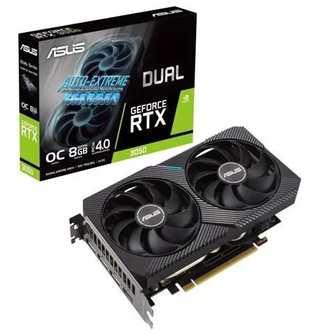 Grafička karta Asus Dual nVidia GeForce RTX 3050 OC 8GB GDDR6, 3x DisplayPort, 1x HDMI