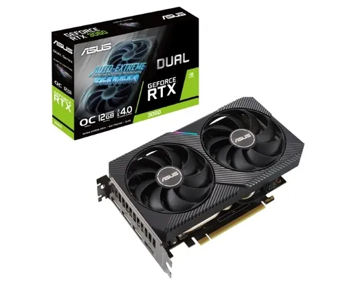 Grafička karta Asus Dual nVidia GeForce RTX 3060 V2 OC 12GB GDDR6, 3x DisplayPort, 1x HDMI