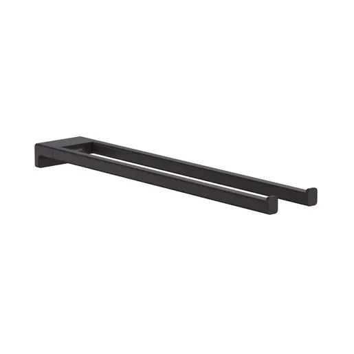 Hansgrohe AddStoris 445 Matt Black držač peškira dvostruki 41770670