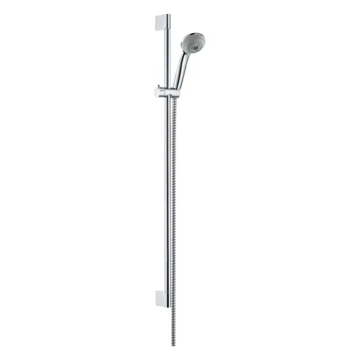 Hansgrohe Crometta 85 tuš set: klizna šipka, ručni tuš, držač sapuna i Metaflex 1600 crevo za ručni tuš 27766000