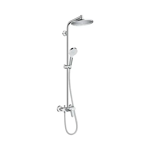 Hansgrohe Crometta S 240 kompletni tuš sistem usponski sa baterijom za ručni tuš i nadglavnim tušem 27269000