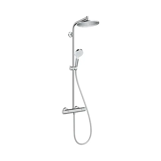 Hansgrohe Crometta S 240 kompletni tuš sistem usponski sa termostatskim mešačem, ručnim tušem i nadglavnim tušem 27267000
