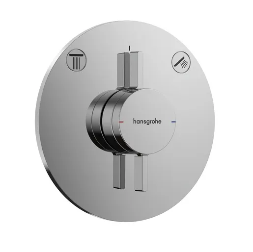 Hansgrohe DuoTurn S Chrome mešač sa prebacivačem sa 2 funkcije okrugli 75418000