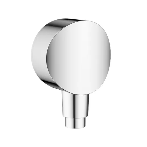 Hansgrohe FixFit Round Chrome priključak za crevo ručnog tuša sa nepovratnim ventilom i sintetičkim priključnim uglom 26453000