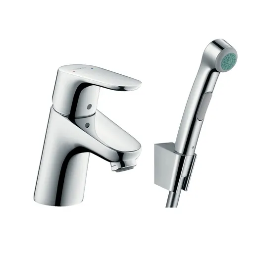 Hansgrohe Focus 70 Chrome baterija (slavina) za umivaonik sa higijenskim tuš setom 31926000