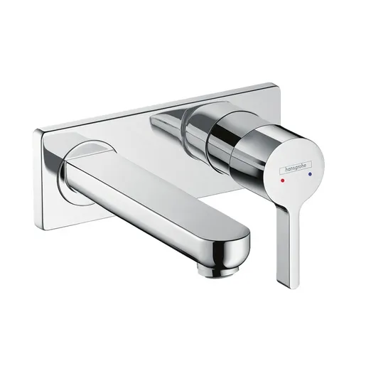 Hansgrohe Metris S 165 Chrome uzidna baterija (slavina) za umivaonik sa odlivnim ventilom sifona nezatvorivim 31162000